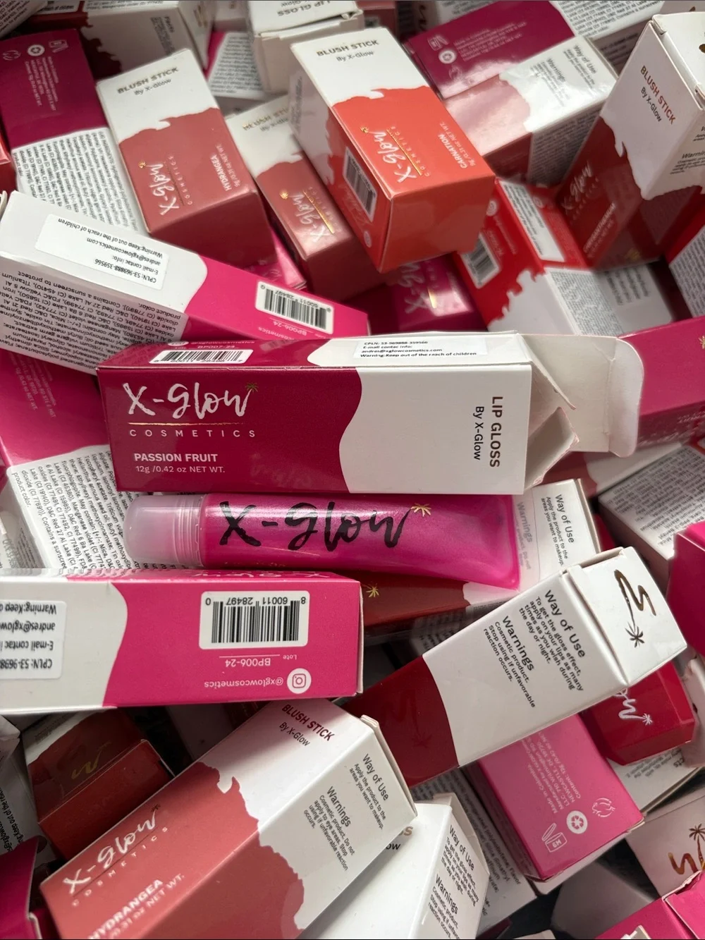 Passion Fruit Lip Gloss — Vibrant Pink